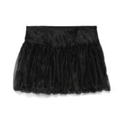 The Garment Svart Textured Puffball Kjol Black, Dam