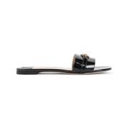 Tom Ford Svarta Slide Sandaler Black, Dam