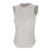 The Attico Vit Bomull Tanktop Italien White, Dam