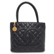 Chanel Vintage Pre-owned Laeder handvskor Black, Dam