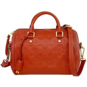 Louis Vuitton Vintage Pre-owned Laeder handvskor Red, Dam