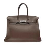 Hermès Vintage Pre-owned Laeder handvskor Brown, Dam