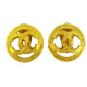 Chanel Vintage Pre-owned Guld chanel-smycken Yellow, Dam