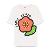 Kenzo Heather Grey Crew Neck T-shirts Gray, Herr