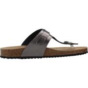 Geox Stilrena flip-flops för sommaren Gray, Dam