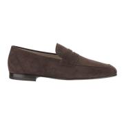 Tod's Mocka Loafers med Logotyp Brown, Herr