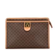 Celine Vintage Pre-owned Canvas kuvertvskor Brown, Dam