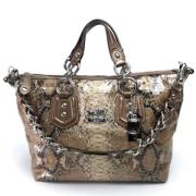 Coach Pre-owned Pre-owned Tyg handvskor Brown, Dam