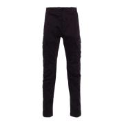 C.p. Company Stretch Cargo Byxor Black, Herr