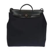 Hermès Vintage Pre-owned Canvas handvskor Black, Dam