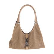 Gucci Vintage Pre-owned Laeder handvskor Beige, Dam