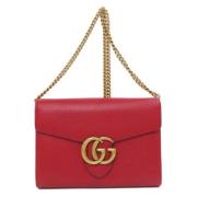 Gucci Vintage Pre-owned Laeder gucci-vskor Red, Dam