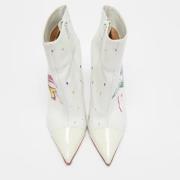 Christian Louboutin Pre-owned Pre-owned Laeder stvlar White, Dam