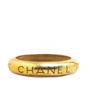 Chanel Vintage Pre-owned Metall chanel-smycken Yellow, Dam