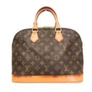 Louis Vuitton Vintage Pre-owned Canvas handvskor Brown, Dam