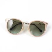 Gucci Vintage Pre-owned Glas solglasgon Beige, Dam