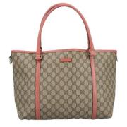 Gucci Vintage Pre-owned Canvas totevskor Beige, Dam