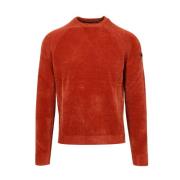 RRD Chenille Stretch Raglan Tröja Orange, Herr