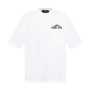 Dsquared2 Ikonisk Vit Jersey T-shirt White, Herr