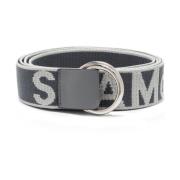 Stella McCartney Monogramtyg Bälte Gray, Dam