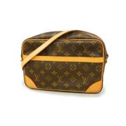 Louis Vuitton Vintage Pre-owned Canvas louis-vuitton-vskor Brown, Dam