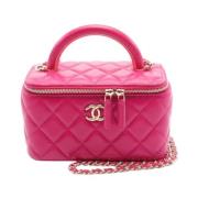 Chanel Vintage Pre-owned Laeder chanel-vskor Pink, Dam