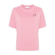 Maison Kitsuné T-Shirts Pink, Dam