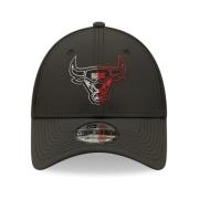 New Era Svart Bulls Tech Mesh Keps Black, Herr