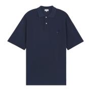 Maison Kitsuné Polo Shirts Blue, Herr