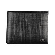 Calvin Klein Elegant Lderplnbok med RFID-skydd Black, Herr