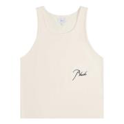 Rhude Vintage Wash Cotton Tank Top White, Herr