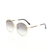 Gucci Vintage Pre-owned Metall solglasgon Beige, Dam