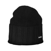 Calvin Klein Elegant Logo Hatt med Kontrastdetalj Black, Herr