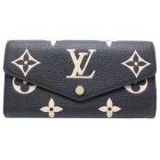 Louis Vuitton Vintage Pre-owned Laeder plnbcker Black, Dam