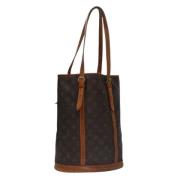 Louis Vuitton Vintage Pre-owned Canvas axelremsvskor Brown, Dam