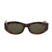 Fendi Vintage Pre-owned Plast solglasgon Brown, Dam