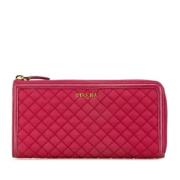 Prada Vintage Pre-owned Laeder plnbcker Pink, Dam