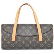 Louis Vuitton Vintage Pre-owned Canvas louis-vuitton-vskor Brown, Dam