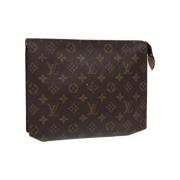 Louis Vuitton Vintage Pre-owned Canvas louis-vuitton-vskor Brown, Dam