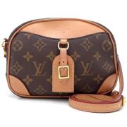 Louis Vuitton Vintage Pre-owned Canvas axelremsvskor Brown, Dam