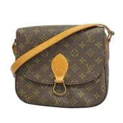 Louis Vuitton Vintage Pre-owned Canvas louis-vuitton-vskor Brown, Dam