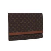 Louis Vuitton Vintage Pre-owned Canvas louis-vuitton-vskor Brown, Dam