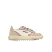 Autry Mesh och Mocka Sneakers Beige, Herr