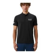 Emporio Armani EA7 Polo Shirts Black, Herr