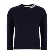 Thom Browne Stiligt Stickat Sortiment Blue, Dam