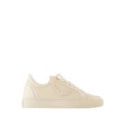 Zadig & Voltaire Vita Läder Fly On Sneakers White, Dam