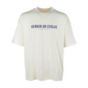 Emporio Armani Casual Bomull T-shirt för Män Beige, Herr