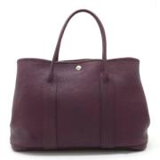 Hermès Vintage Pre-owned Laeder totevskor Purple, Dam