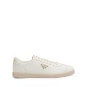 Prada Vita Snörskor Modern Stil White, Herr