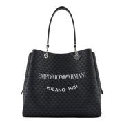 Emporio Armani Multifärgad handväska med magnetisk stängning Black, Da...